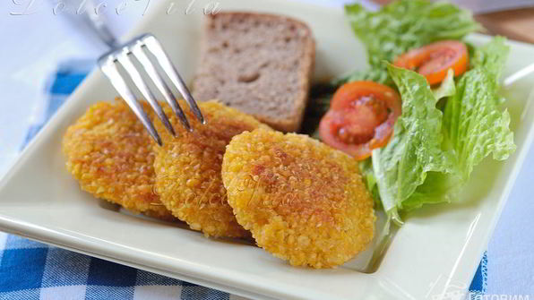 нутбургеры — постные котлеты из нута