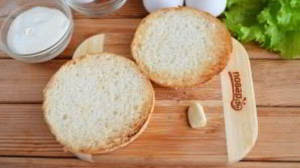 бутерброд с яйцом