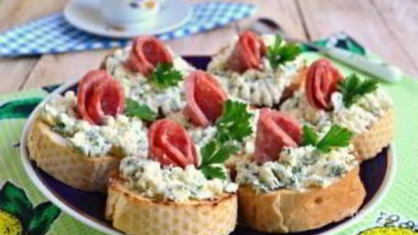 бутерброды из багета