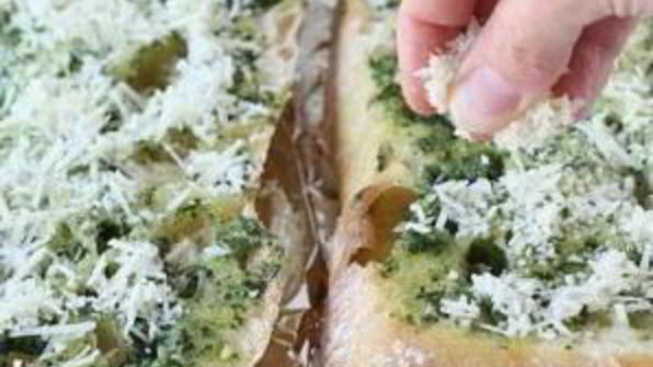 бутерброды с базиликовым маслом