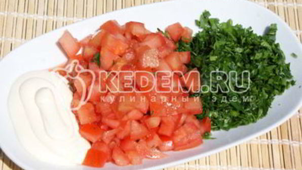 бутерброды с помидорами