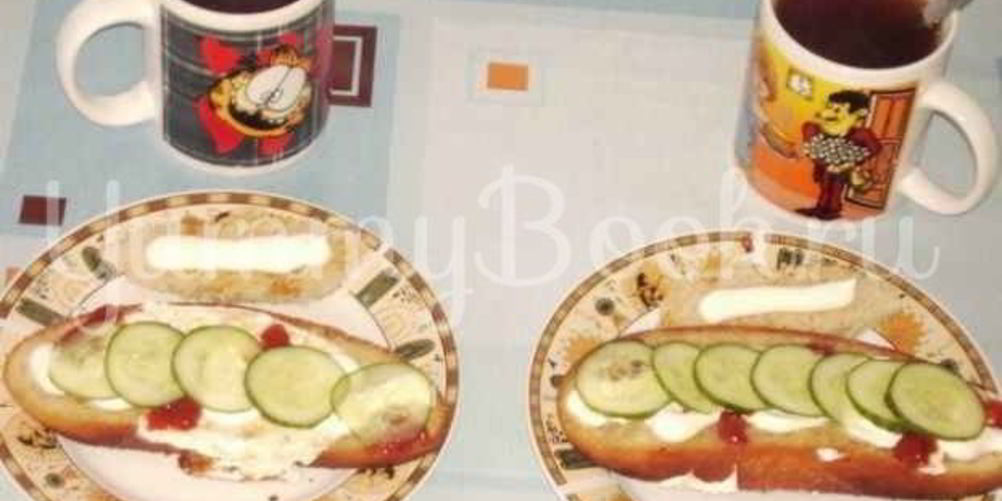 Рецепт бутербродов с яйцами и огурцами