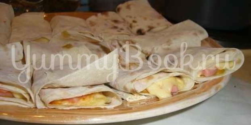 Рецепт бутербродов в лаваше