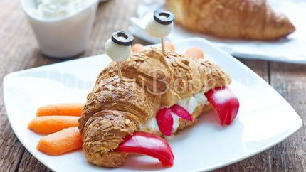 Детский бутерброд Краб