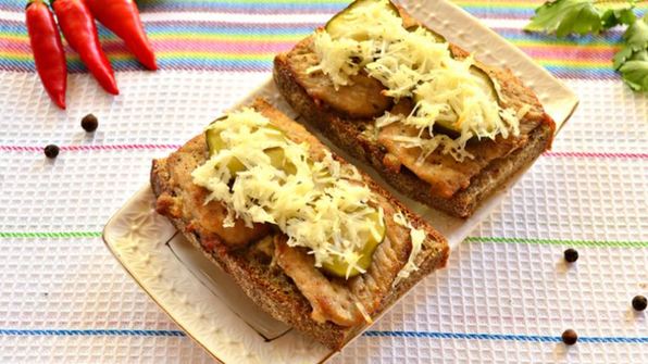 горячие бутерброды со свининой