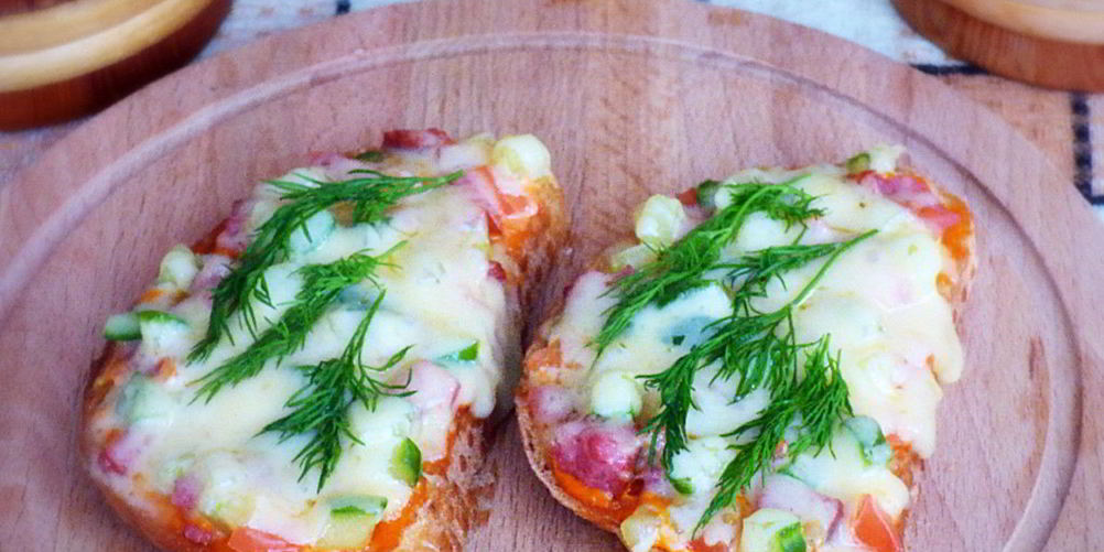 Рецепт горячих бутербродов