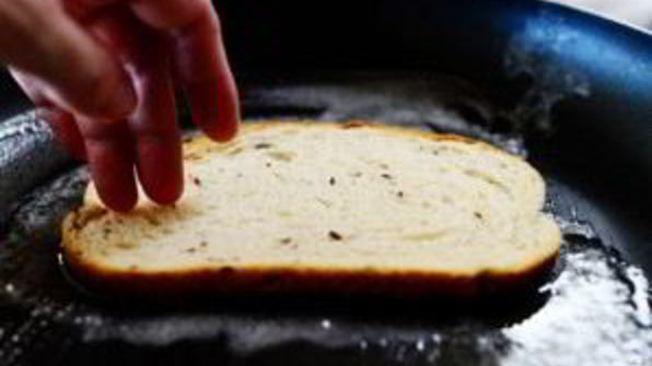 горячий бутерброд с фаршем