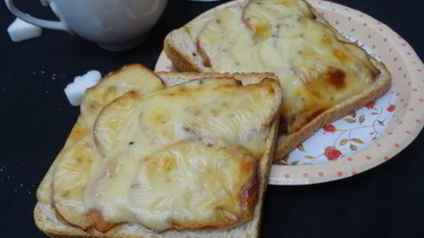 горячий бутерброд яблочное утро