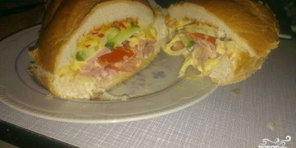 Рецепт мужского бутерброда