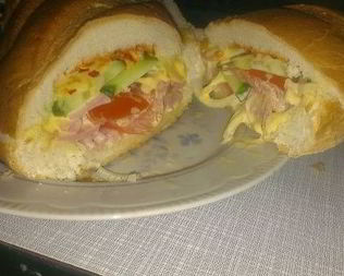 Мужской бутерброд