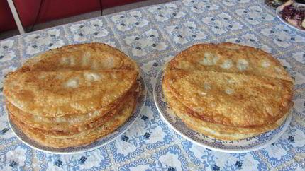 Чебуреки на сковороде