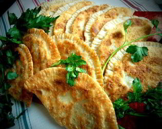 Картофельные чебуреки для постящихся