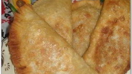 Постные чебуреки с капустой