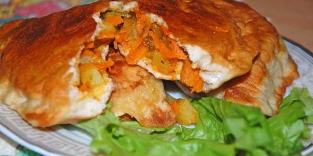 Рецепт вегетарианских чебуреков