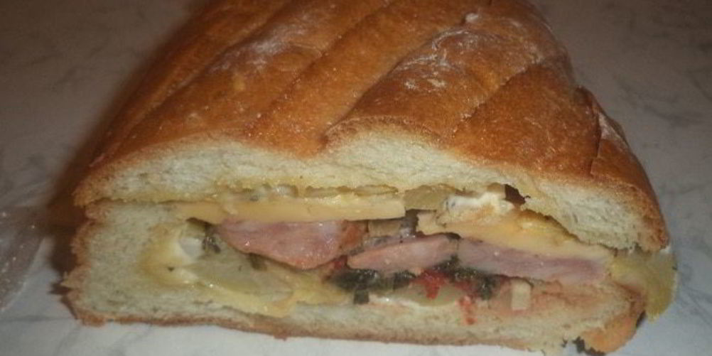 Рецепт фаршированного батона