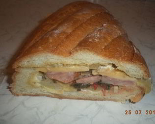 Фаршированный батон