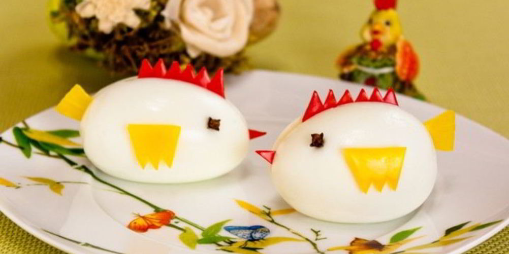 Рецепт фаршированных яиц цыплята