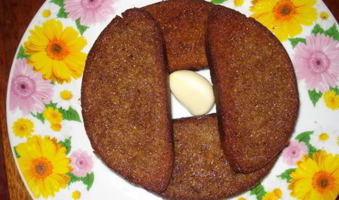 Гренки с чесноком