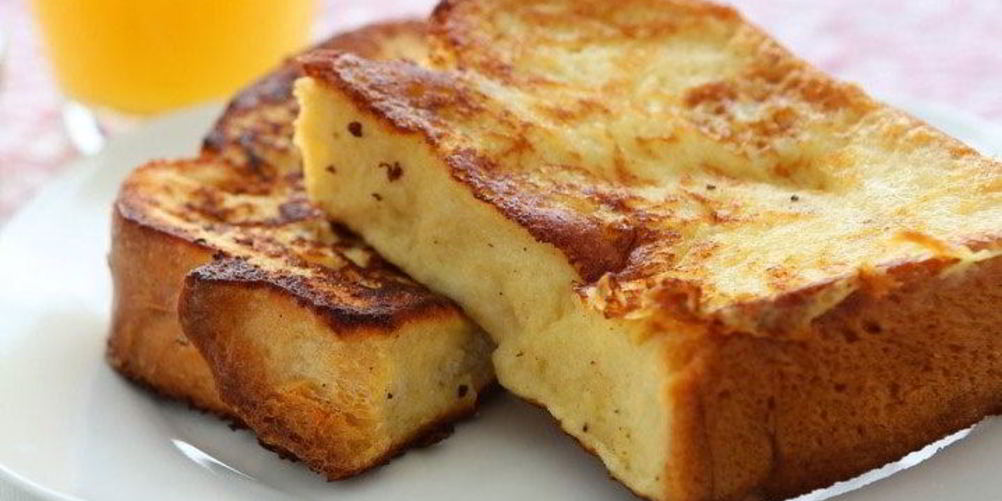 Рецепт гренков с молоком и яйцом