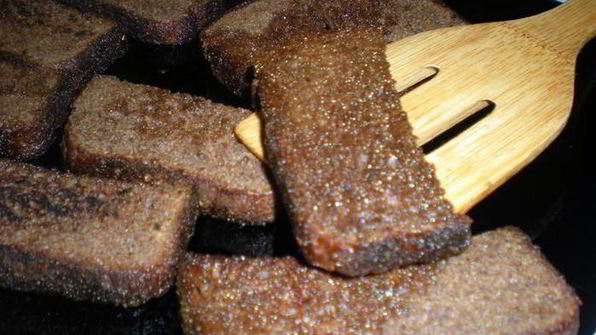 гренки с шпротами