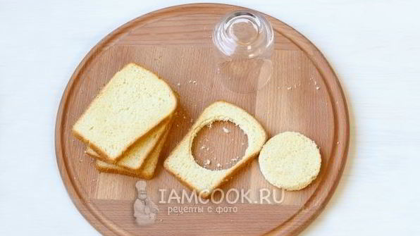 гренки с сыром и яйцом в духовке