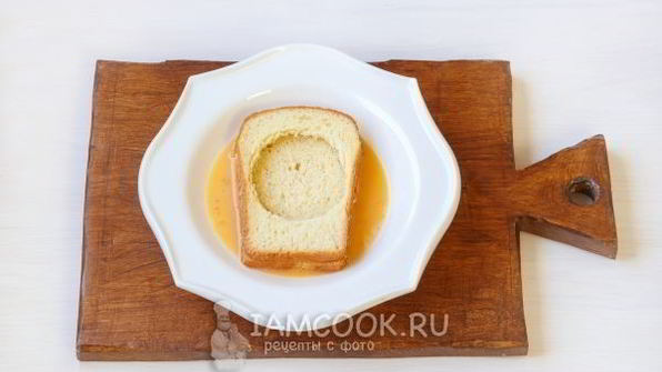 гренки с сыром и яйцом в духовке