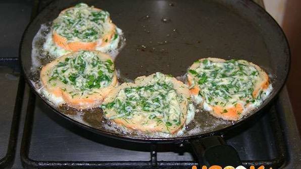 гренки с сыром