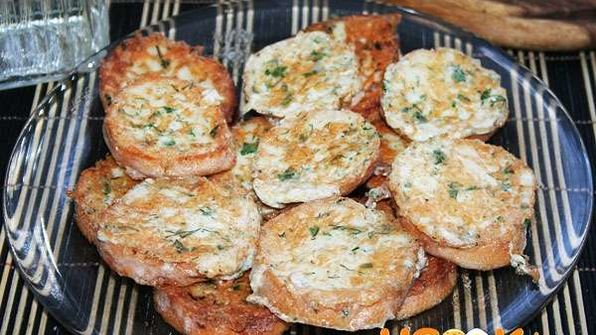 гренки с сыром