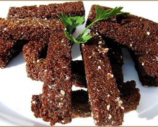 Гренки в микроволновке