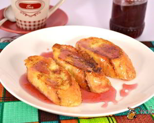 Сладкие гренки на завтрак