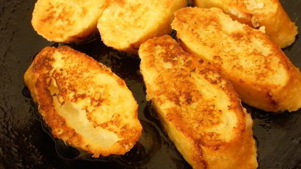 сладкие гренки на завтрак