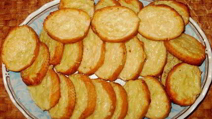 Сырные гренки к пиву