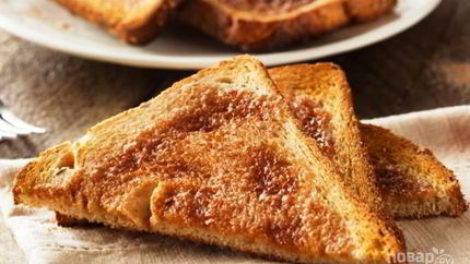 Вкусные гренки из белого хлеба