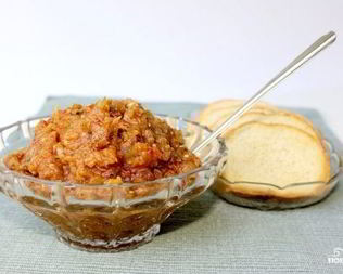 Икра из печеных баклажанов