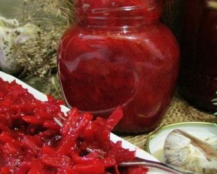 Икра из свеклы и моркови