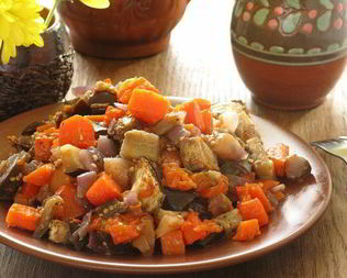 Икра из тыквы и баклажанов