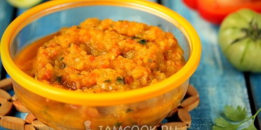 Рецепт икры из зеленых помидоров