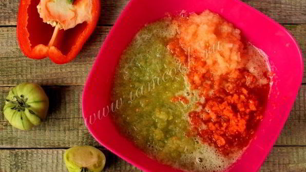 икра из зеленых помидоров