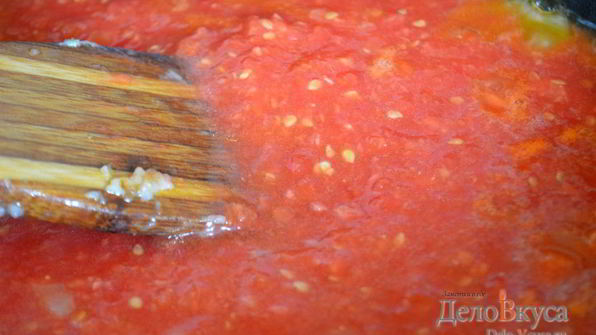 кабачковая икра с помидорами