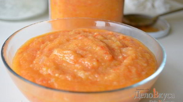 кабачковая икра с помидорами