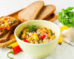 Хоровац, икра из печеных овощей