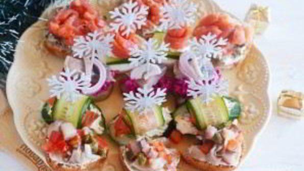 ассорти из канапе