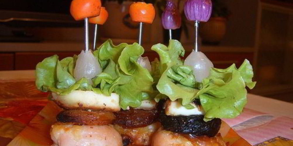 Рецепт горячие канапе сливка@абрикоска