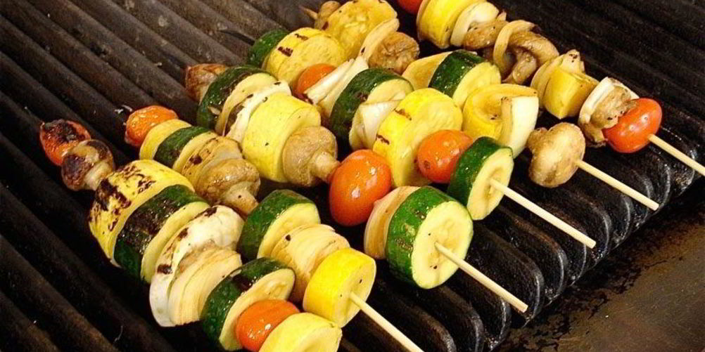 Рецепт канапе из овощей гриль