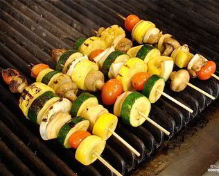 Канапе из овощей гриль