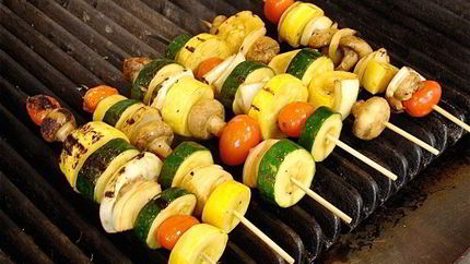 Канапе из овощей гриль