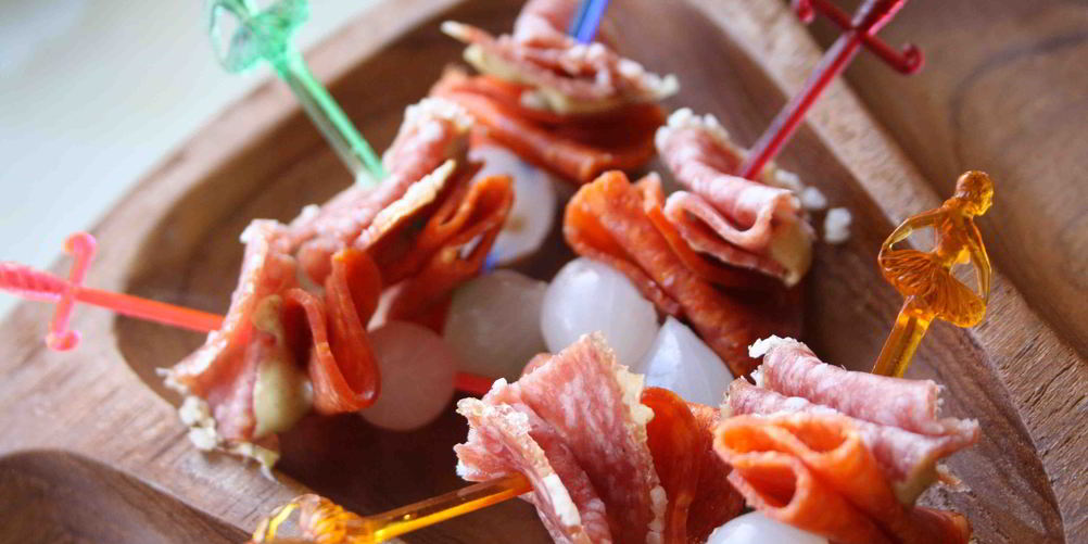 Рецепт канапе мясные