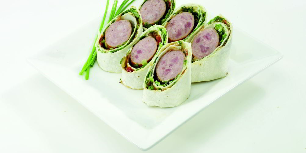 Рецепт канапе с копчеными колбасками