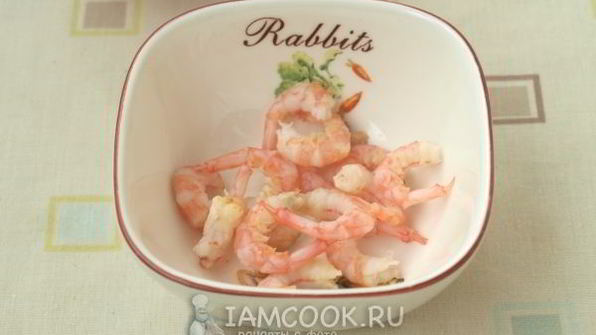 канапе с креветками