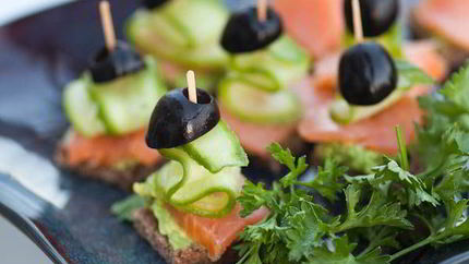 Канапе с рыбой